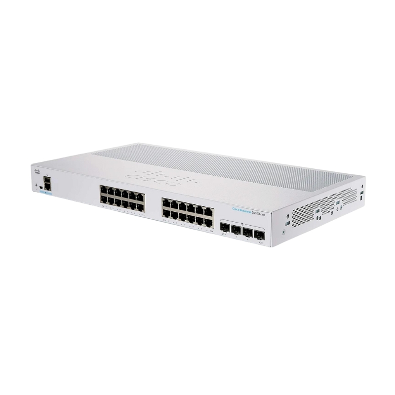 Cisco CBS350-24T-4G-EU, Thiết bị chuyển mạch 24 cổng Gigabit, 04 SFP