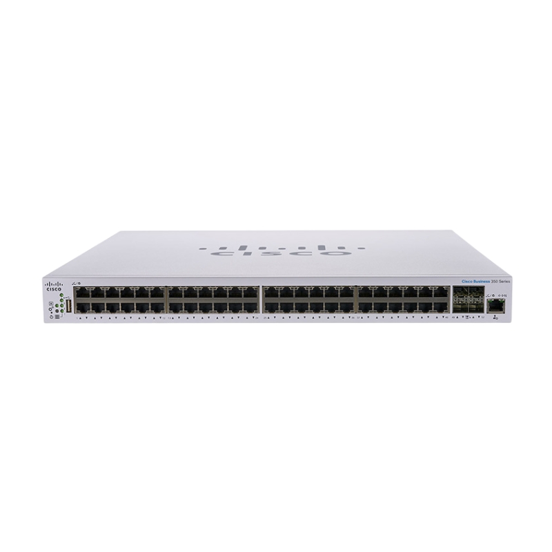 Switch Cisco CBS350-48T-4G-EU, Thiết bị chuyển mạch Switch 48 Cổng Gigabit, 04 SFP
