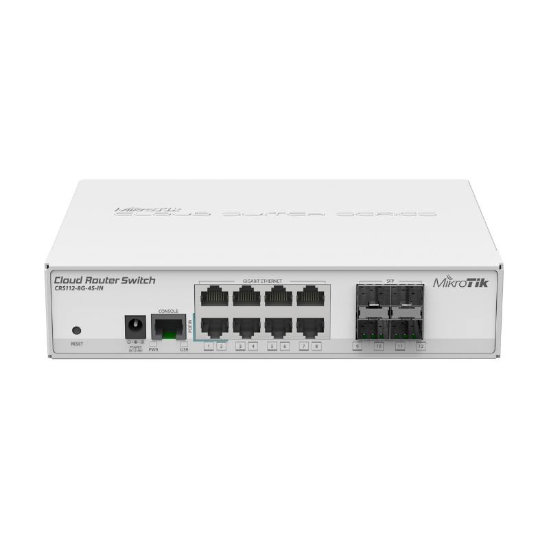 Switch MikroTik CRS112-8G-4S-IN