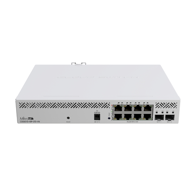 Switch MikroTik CSS610-8P-2S+IN