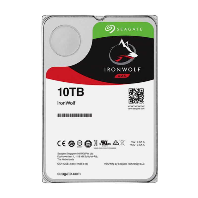 Ổ cứng HDD Seagate IronWolf 10TB (ST10000VN000) 3.5 inch, 7200RPM ,SATA3, 256MB Cache