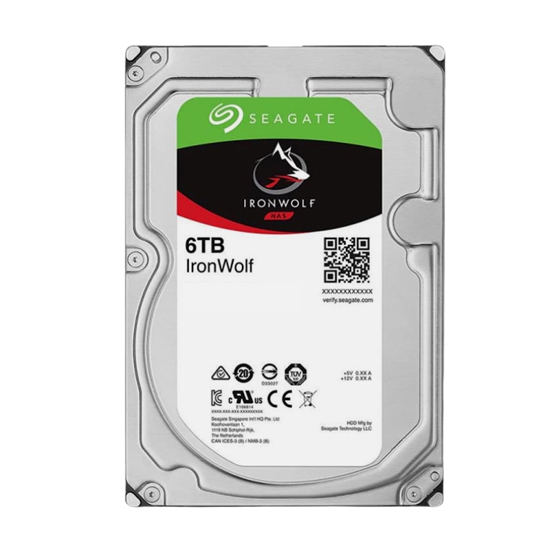 Ổ Cứng HDD Seagate IronWolf 6TB (ST6000VN001) 3.5 inch, 5400RPM, SATA, 256 MB Cache