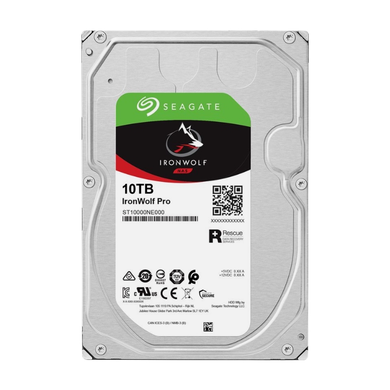 Ổ cứng HDD Seagate Ironwolf Pro 10TB (ST10000NE000) 3.5 inch, 7200RPM, SATA3, 256MB Cache 