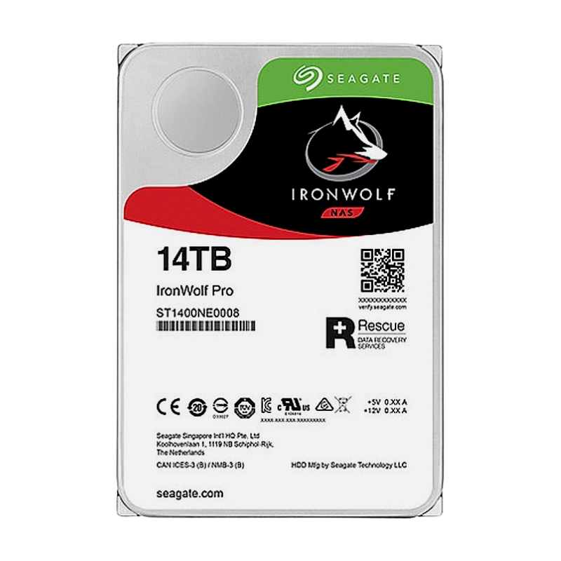 Ổ cứng HDD Seagate Ironwolf Pro 14TB (ST14000NE0008) 3.5 inch, 7200RPM, SATA, 256MB Cache 