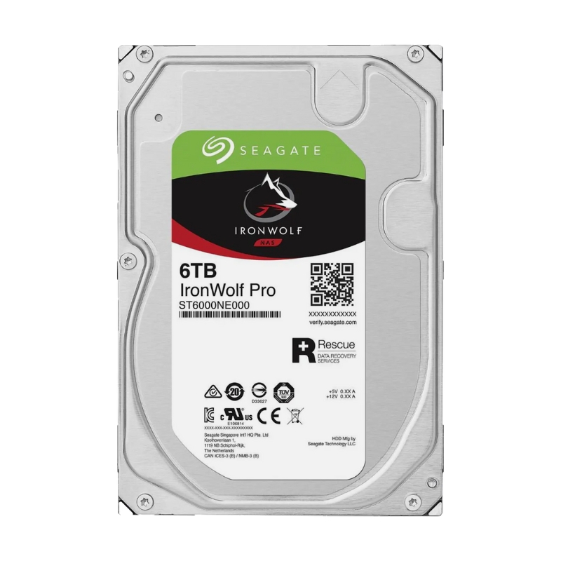 Ổ cứng HDD Seagate Ironwolf Pro 6TB (ST6000NE000) 3.5 inch, 7200RPM, SATA, 256MB Cache 