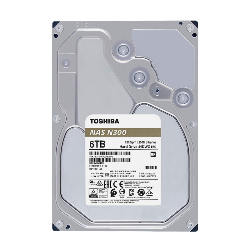 Ổ cứng NAS Toshiba N300 6TB (HDWG460UZSVA)