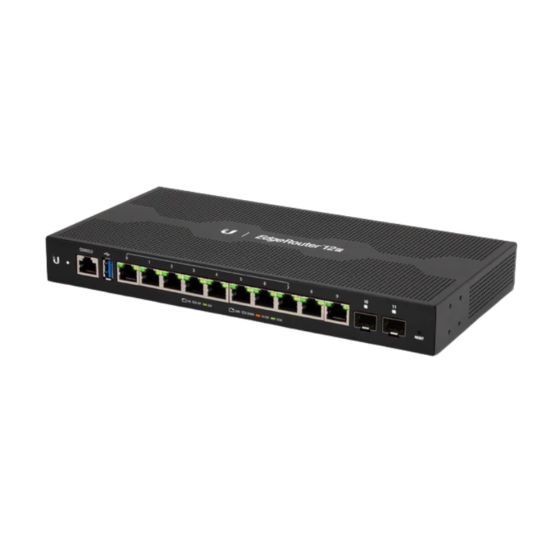 Thiết bị cân bằng tải Router Ubiquiti EdgeRouter 12P (ER-12P), 10-Ports Router Gigabit PoE, 2 SFP Ports