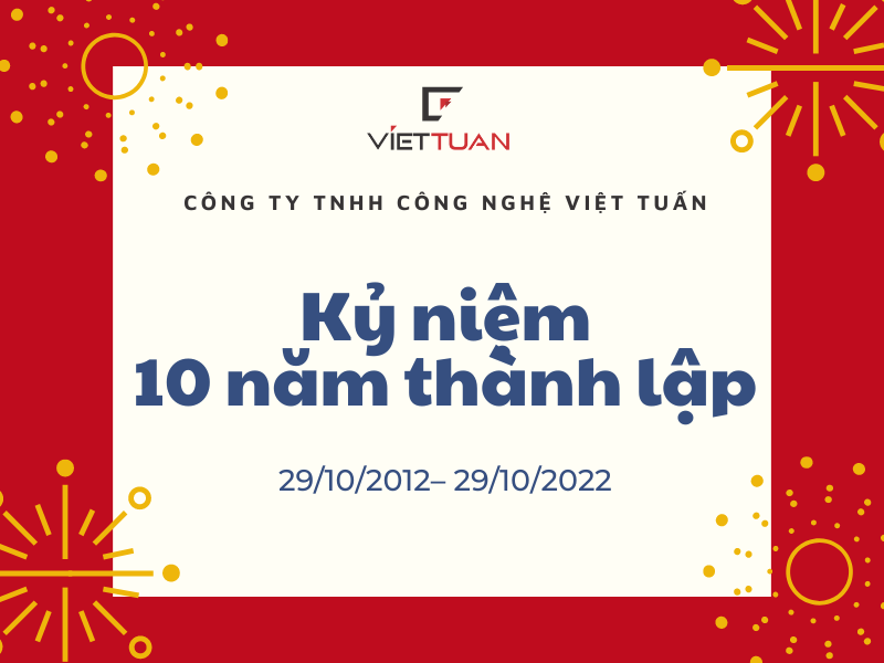 Công ty Việt Tuấn thông báo kỷ niệm 10 năm thành lập