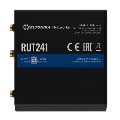 Router 3G/4G công nghiệp Teltonika RUT241 LTE CAT4 tốc độ 150Mbps, hỗ trợ 50 User