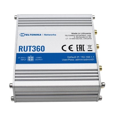 Router 3G/4G công nghiệp Teltonika RUT360, 4G LTE CAT6 300Mbps 