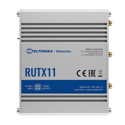 Bộ phát wifi 3G/4G công nghiệp Teltonika RUTX11 Dual SIM 4G LTE CAT6, hỗ trợ wifi 5 chuẩn 802.11ac Wave2