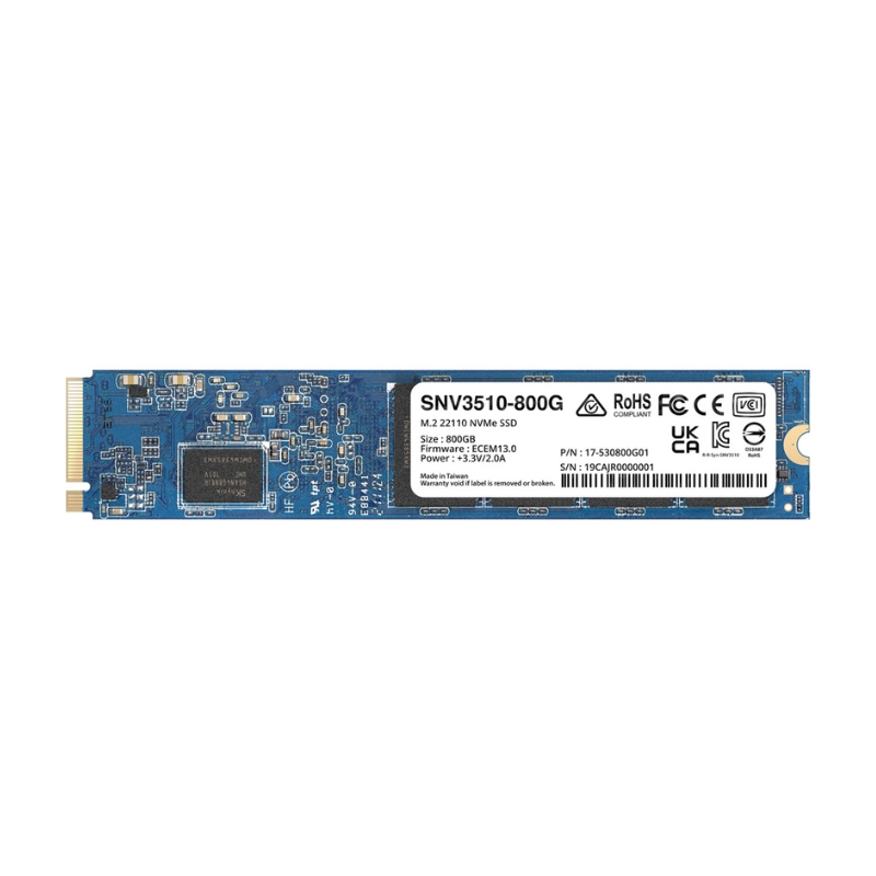 Ổ cứng SSD Synology 800GB M.2 22110 NVMe (SNV3510-800G)