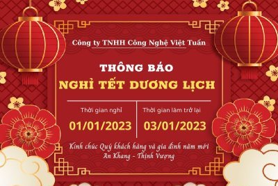 Công ty Việt Tuấn thông báo nghỉ Tết Dương Lịch 2023