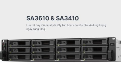 Synology công bố 2 thiết bị lưu trữ SA3610 & SA3410 mới cho khả năng lưu trữ cấp độ petabyte và có thể mở rộng