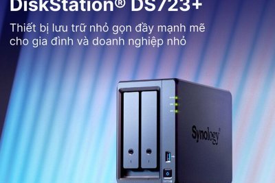 Synology ra mắt DiskStation DS723+, thiết bị lưu trữ mạnh mẽ có kích thước nhỏ