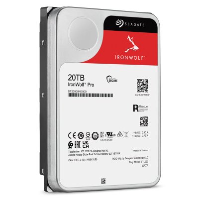 Ổ cứng HDD Seagate Ironwolf Pro 20TB (ST20000NT001) 3.5 inch, 7200RPM, SATA3, 256MB Cache 