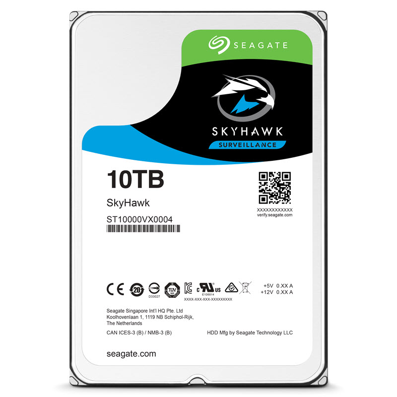 Ổ cứng Seagate SkyHawk AI 10TB (ST10000VE001) chính hãng, giá tốt nhất