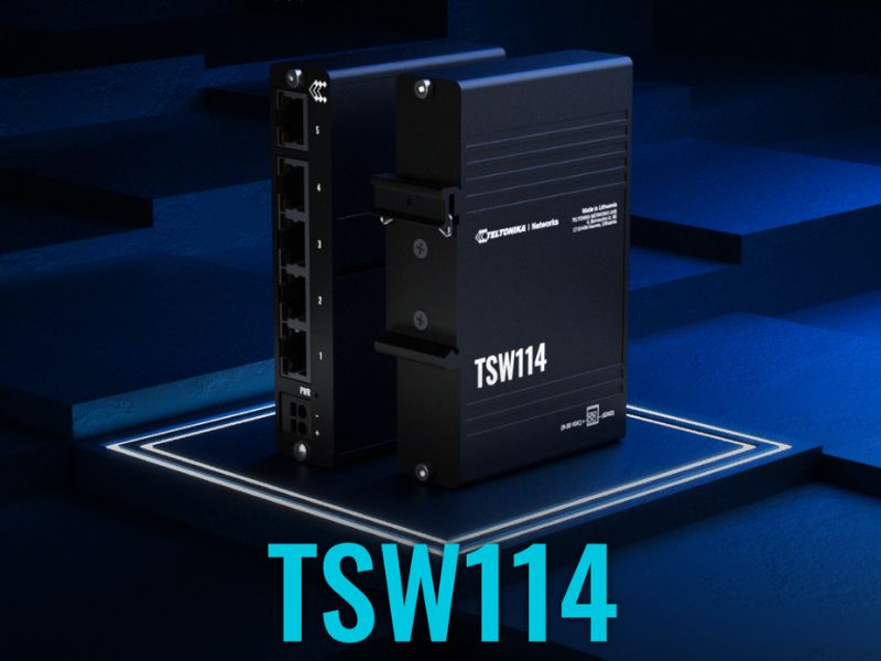 Teltonika TSW114 - Giải pháp tối ưu cho các hệ thống nhà máy, khu công nghiệp