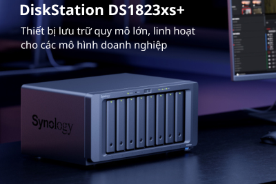 [Ra mắt] Thiết bị lưu trữ NAS Synology DS1823xs+ - giải pháp lưu trữ dạng tháp mạnh mẽ lên đến 324TB