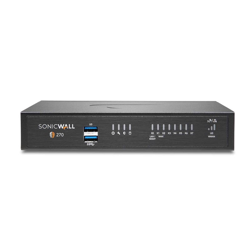 Thiết bị tường lửa SONICWALL TZ270 TOTAL SECURE - ESSENTIAL EDITION 1YR (02-SSC-6841)