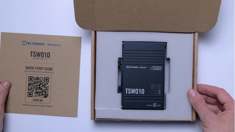 Giới thiệu thiết bị Switch công nghiệp Teltonika TSW010
