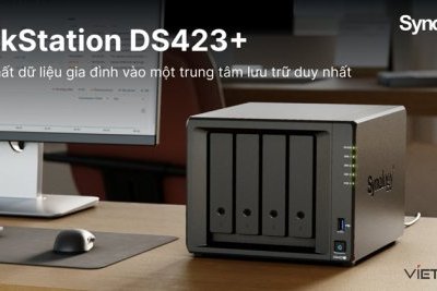 Hãng Synology cho ra mắt 02 model nas 4 khay ổ cứng DS423+ và DS423 dùng cho gia đình và văn phòng doanh nghiệp