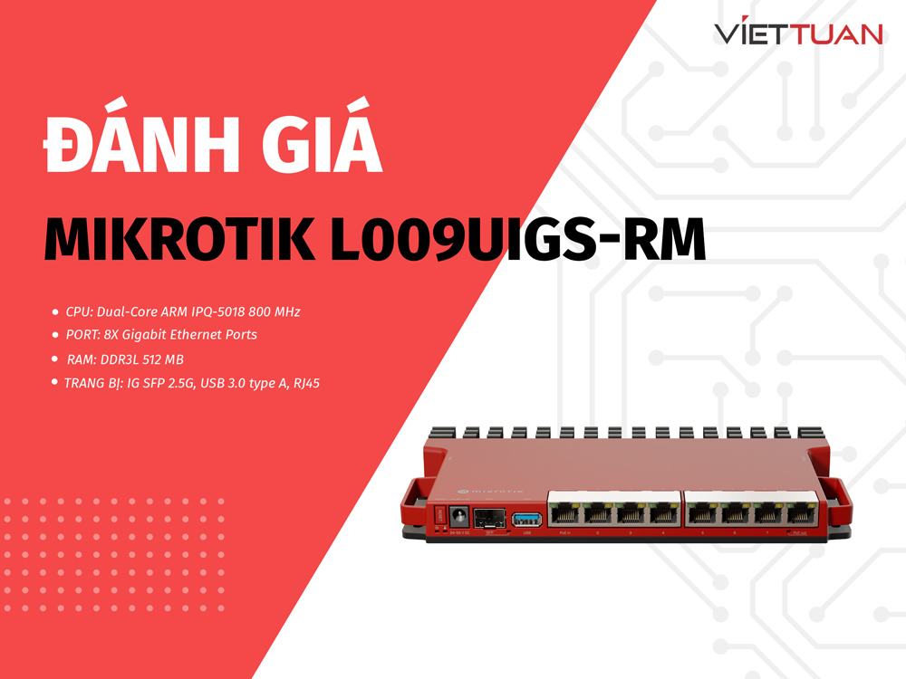 Đánh giá Mikrotik L009UiGS-RM - Không chỉ là chiếc router đơn thuần