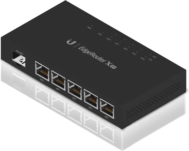 Thiết bị cân bằng tải Router Ubiquiti EdgeRouter X SFP (ER-X-SFP), 5-Ports Router Gigabit PoE, 1 SFP Ports