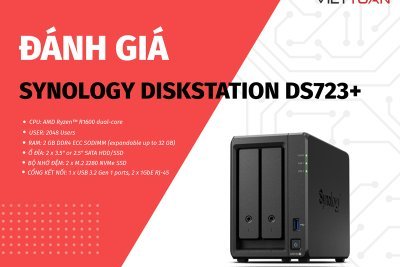 Đánh giá chi tiết Synology DS723+ - Thiết bị NAS tầm trung với hệ thống lưu trữ 2 ổ đĩa