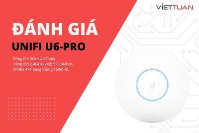 Đánh giá Unifi U6-PRO - Bộ phát wifi 6 trong nhà chuyên nghiệp với tốc độ 5.3Gbps