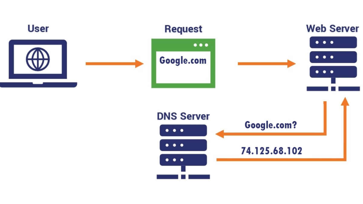 Domain Name System là quá trình chuyển đổi từ địa chỉ IP sang tên miền trong hệ thống tên miền