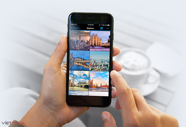 Synology Photos hỗ trợ truy cập kho ảnh ngay trên chính smartphone của bạn