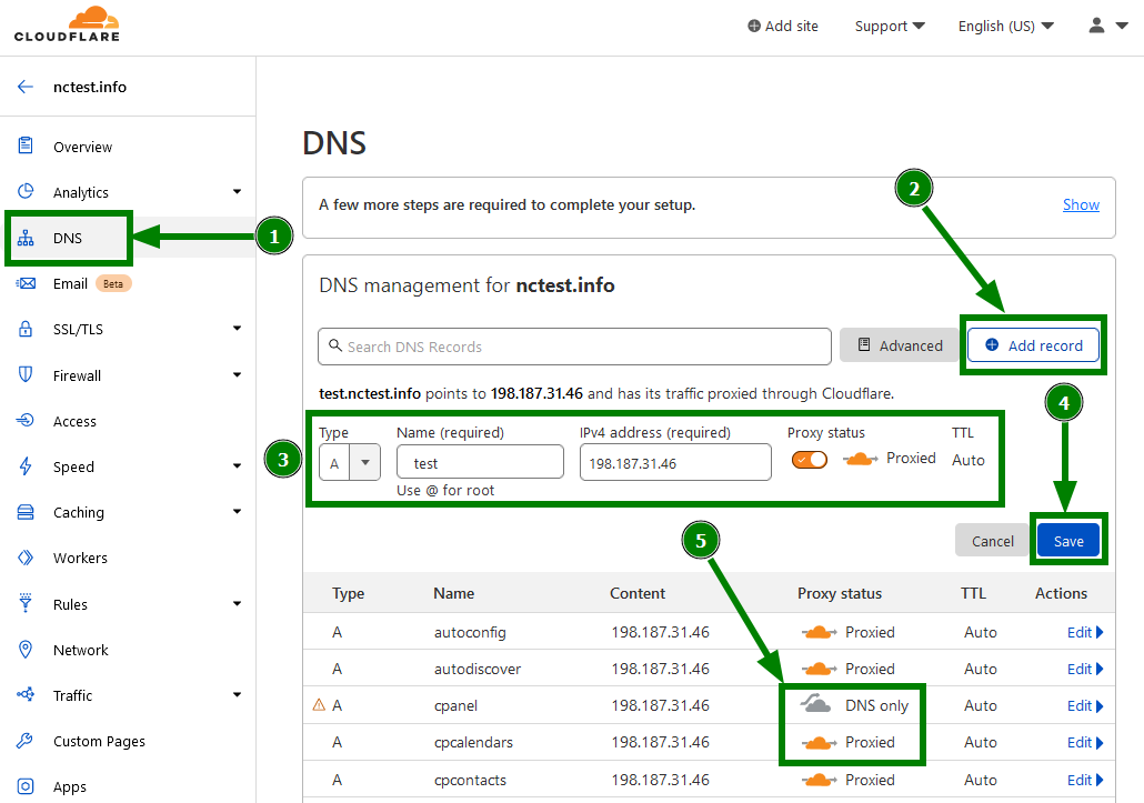 DNS miễn phí của Cloudflare, cung cấp tốc độ và tính năng bảo mật cao