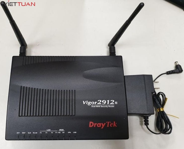 Router Draytek Vigor2912n là một thiết bị cân bằng tải mạng phù hợp cho các cá nhân