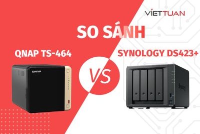 So sánh Synology DS423+ và QNAP TS-464. Đâu là thiết bị NAS 4 khay bạn nên đầu tư?