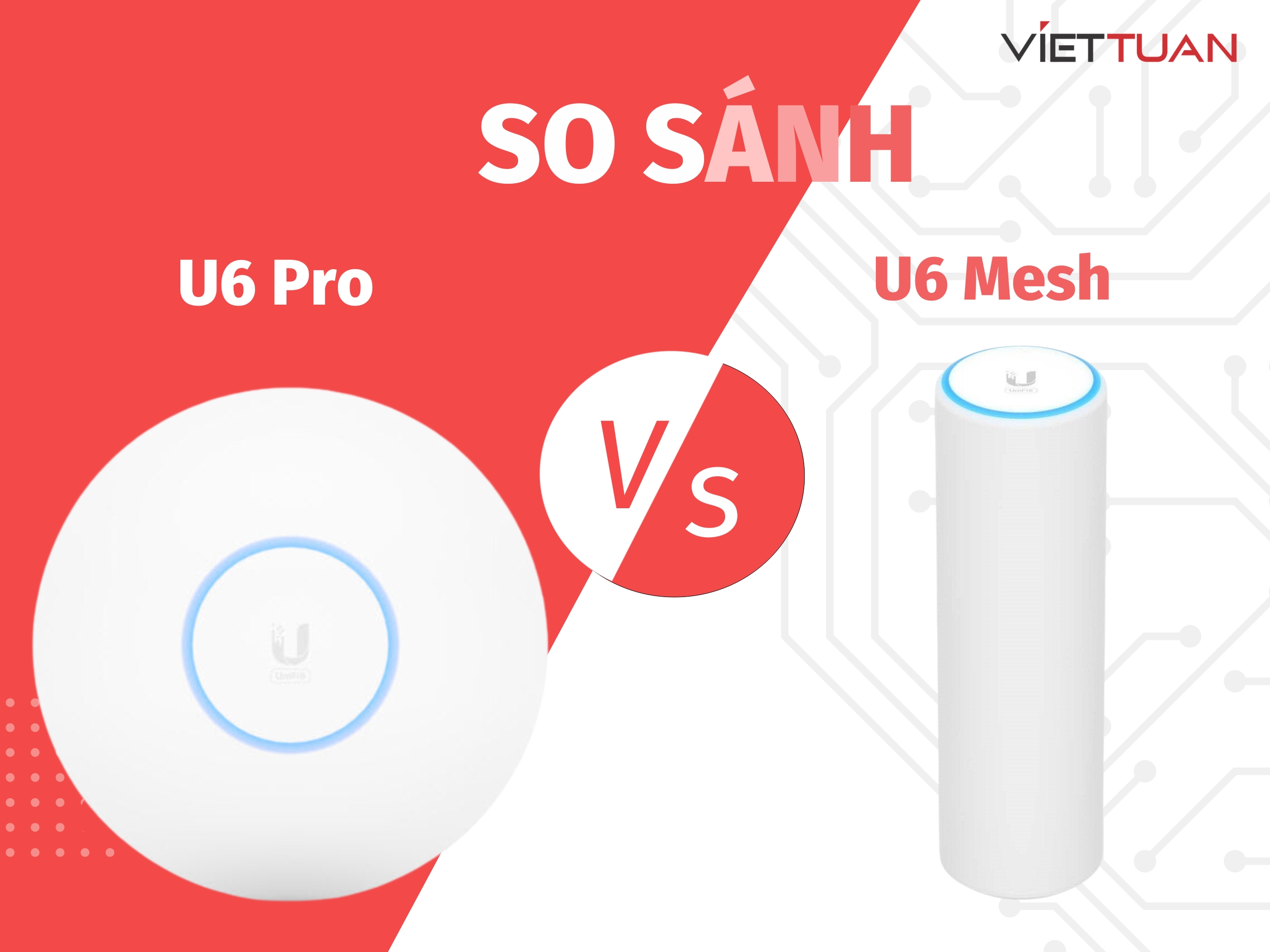 So sánh U6-Pro và U6-Mesh - Hiệu năng trên hai thiết bị mạnh mẽ