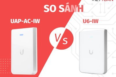 So sánh bộ phát wifi Unifi AC Inwall và U6 Inwall - UAP-AC-IW vs U6-IW