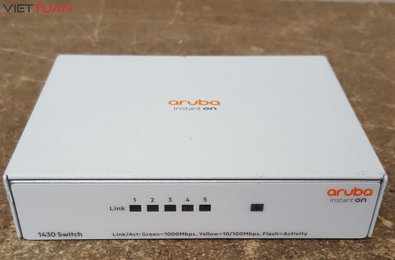 Switch Aruba Instant On 1430 5G (R8R44A) là một thiết bị chuyển mạch mạnh mẽ và đáng tin cậy