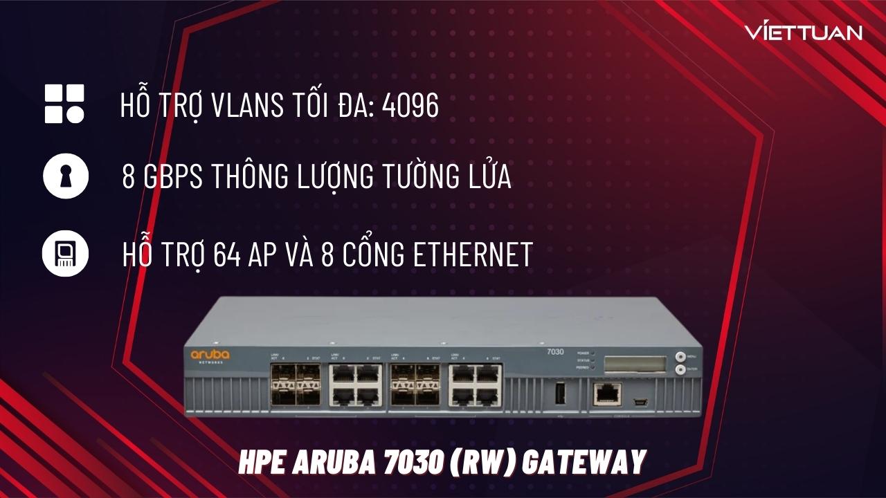 Thiết bị controller quản lý wifi HPE Aruba 7030 (RW) Gateway