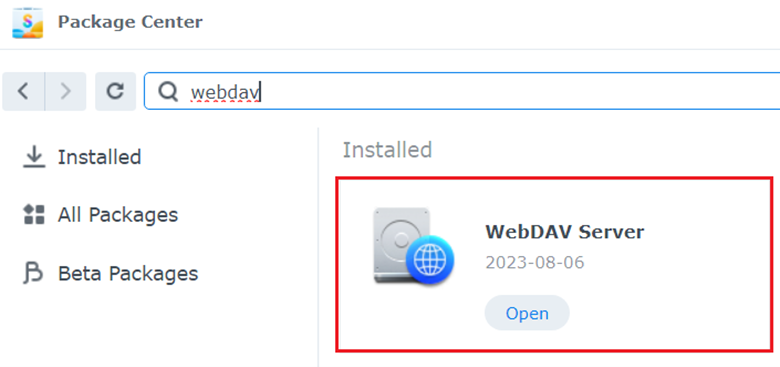 Mở port 5005 và 5006 của WebDAV