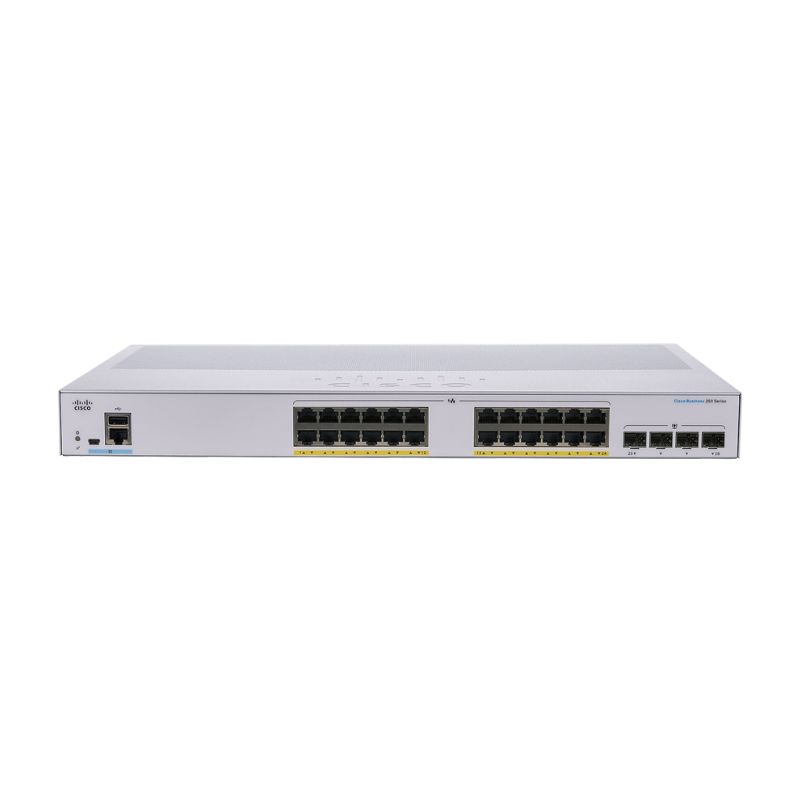 Switch Cisco C1000-24FP-4G-L Switch Catalyst 1000 with 24 Ports PoE+ 370W, 4 SFP Uplink
