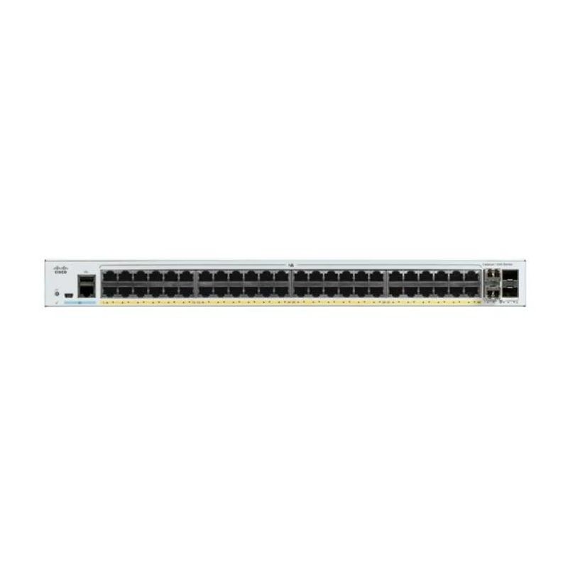 Switch Cisco C1000-48P-4X-L Catalyst 1000 48x 10/100/1000 ports PoE+, 4x 10G SFP+