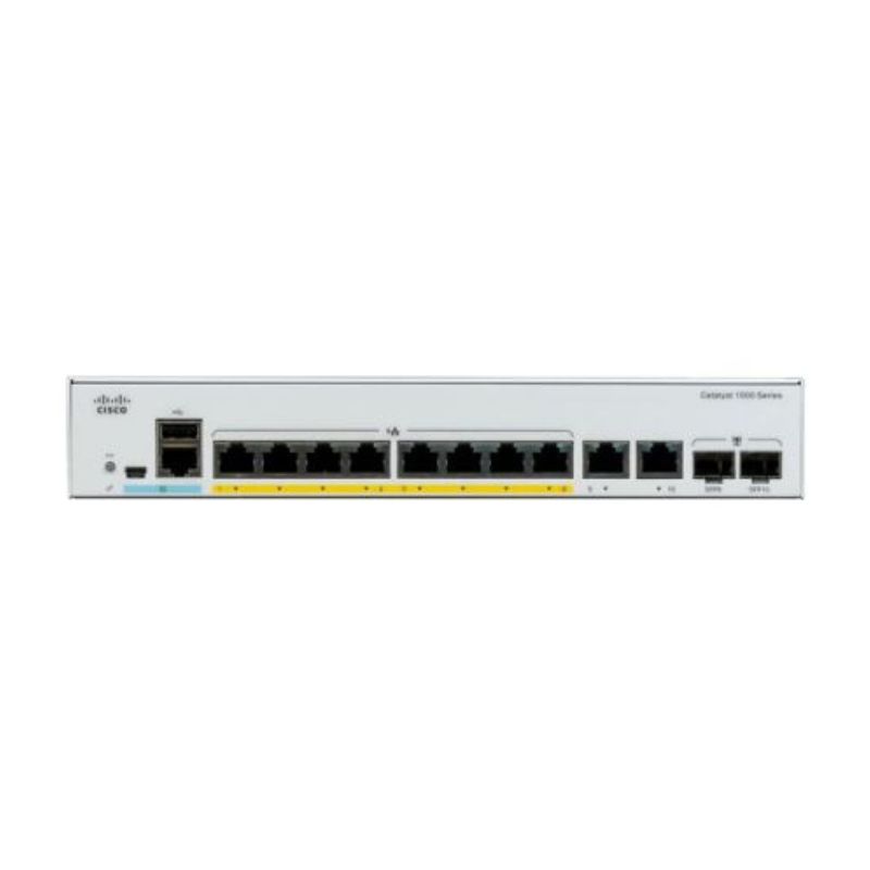 Switch Cisco C1000-8P-2G-L Catalyst 1000 with 8 Ports PoE+, 2 SFP