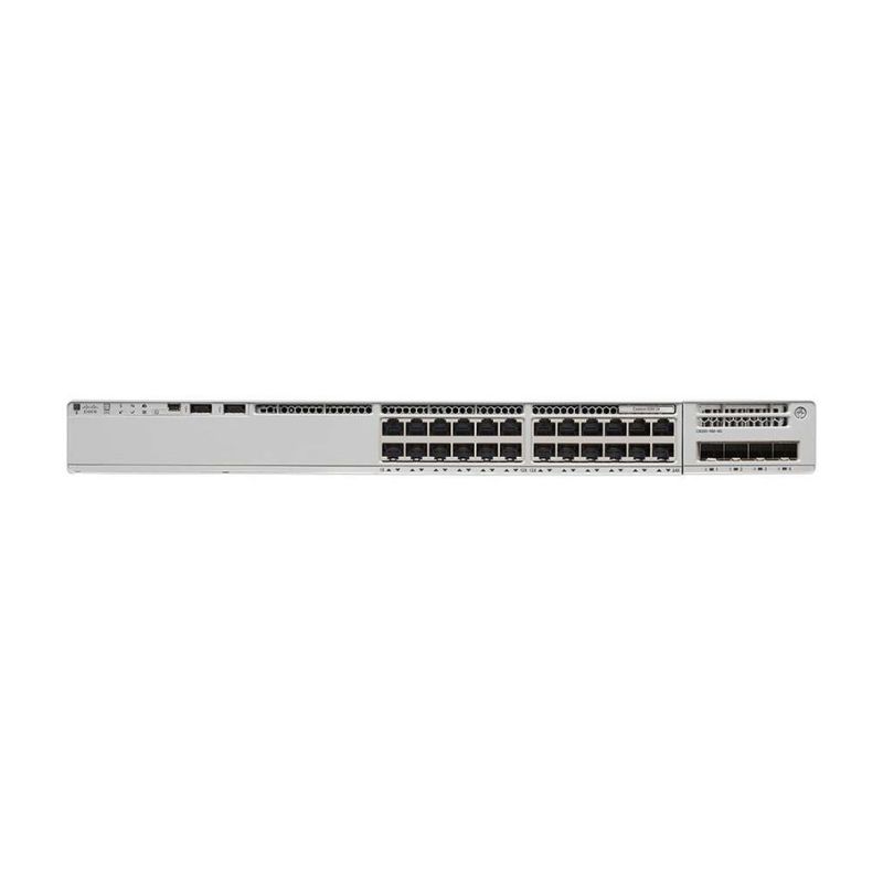 Switch Cisco C9200-24P-E Catalyst 9200 with 24 Port 1GbE, PoE+ 370W, Network Essentials