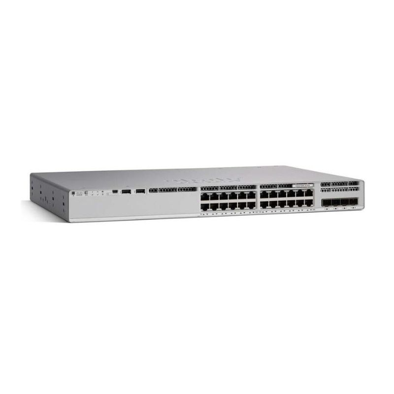 Switch Cisco C9200L-24P-4X-E Catalyst 9200L 24 Port PoE+, 4x10G uplink, Network Essentials