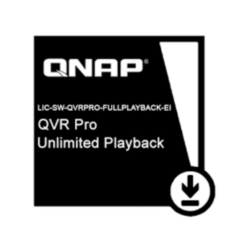 Bản quyền phần mềm QVR Pro QNAP LIC-SW-QVRPRO-FULLPLAYBACK-EI
