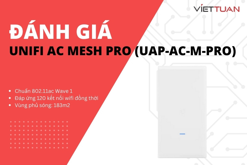 Đánh giá UniFi AC Mesh Pro - Thiết bị phát sóng Wifi mạnh mẽ và linh hoạt 