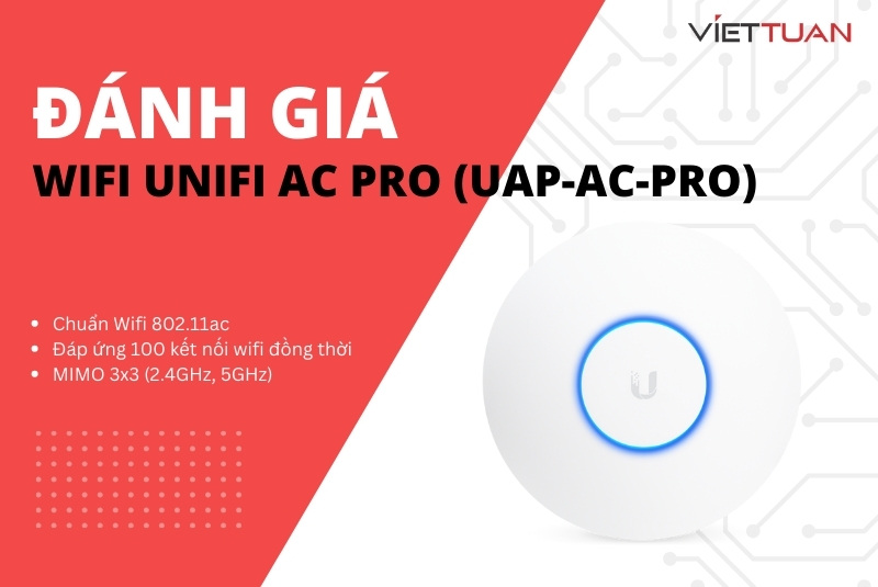 Đánh giá UniFi AC Pro - Thiết bị wifi phủ sóng rộng tới 120 mét