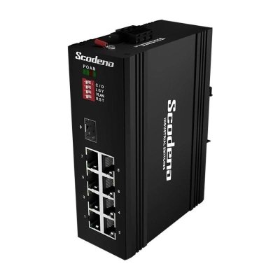 Scodeno SIS65-1GX8GT Switch Công Nghiệp 9 Cổng 1*1000 Base-X, 8*10/100/1000 Base-T None PoE