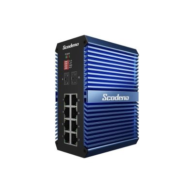 Scodeno SIS65-2GX8GT-X Switch Công Nghiệp 10 Cổng 2*1000 Base-X, 8*10/100/1000 Base-T None PoE